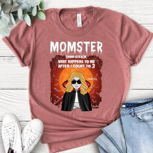 Halloween's Gift, Momster Personalized Shirt