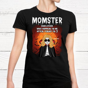 Halloween's Gift, Momster Personalized Shirt