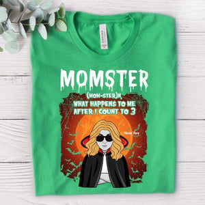 Halloween's Gift, Momster Personalized Shirt