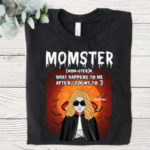 Halloween's Gift, Momster Personalized Shirt