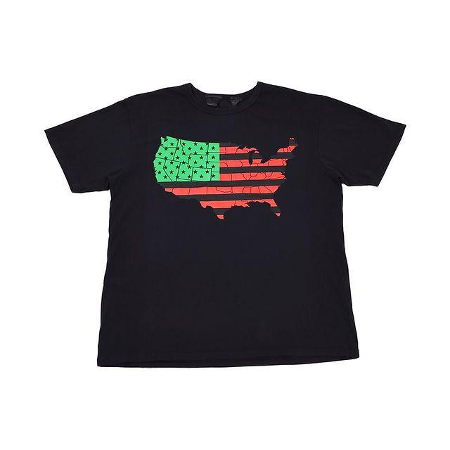 VLONE Black USA Flag Tee