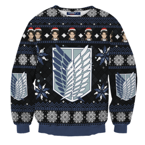 Christmas Capt. Levi Unisex Wool Sweater