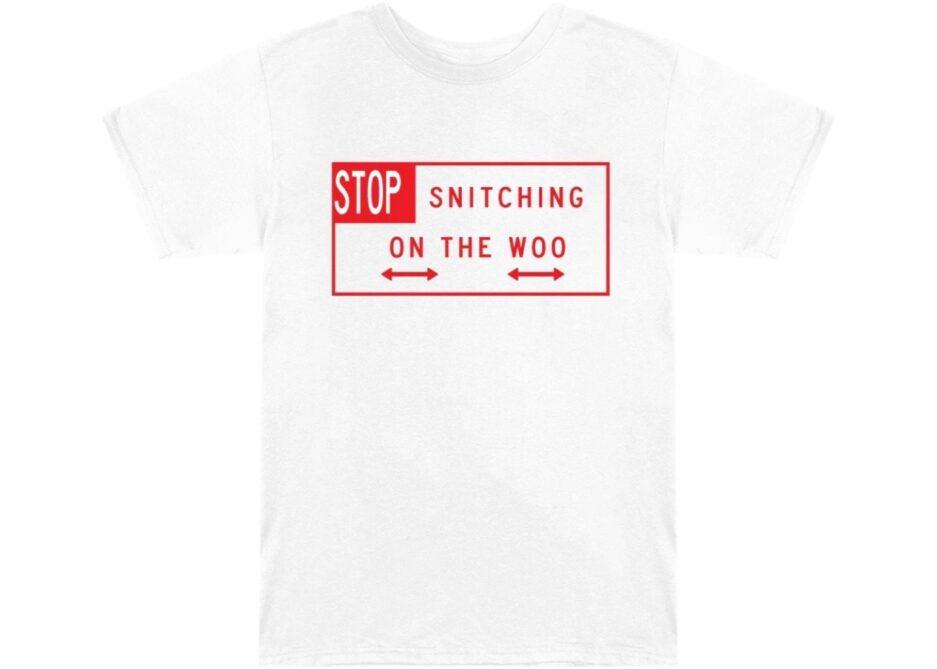 VLONE Pop Smoke Stop Snitching T-Shirt