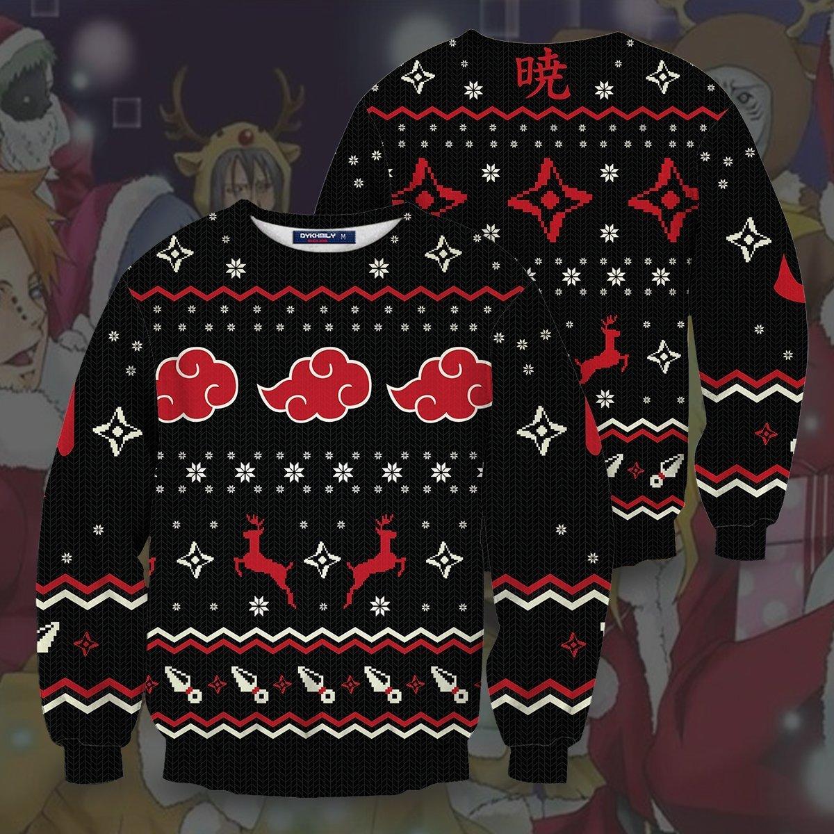 Akatsuki Christmas Unisex Wool Sweater