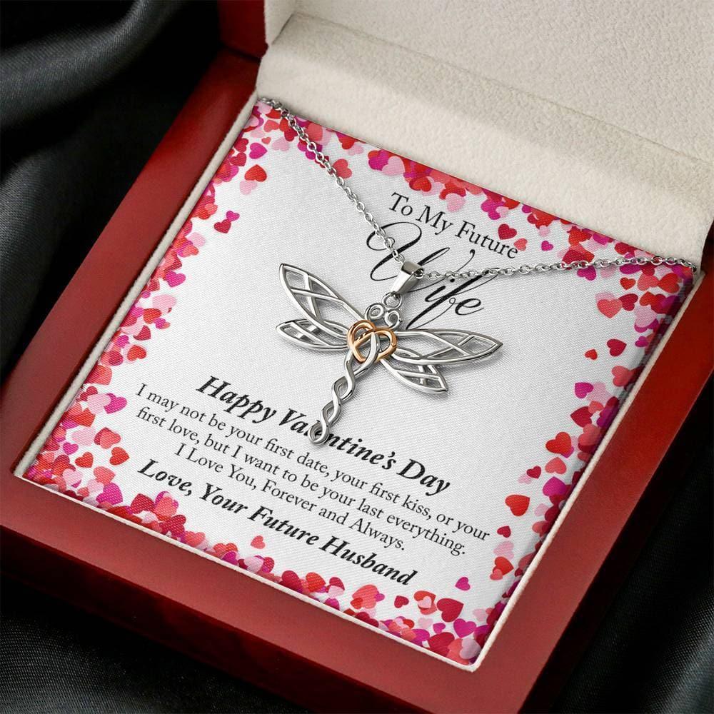 To My Future Wife Valentine's Day Dragonfly Necklace