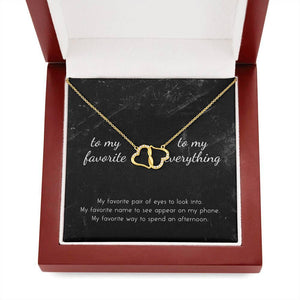 To My Favorite, To My Everything Everlasting Love Necklace