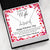 To My Future Wife Valentine's Day Scripted Love Necklace
