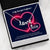 To My Girlfriend Be My Valentine Scripted Love Necklace