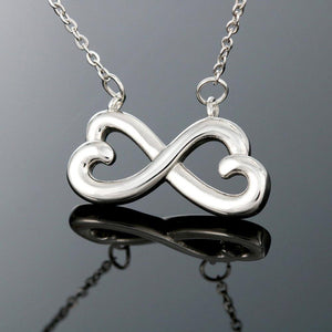 To My Granddaughter from Grandma Valentine's Day Infinite Hearts Necklace