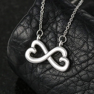 To My Daughter from Dad Valentine's Day Infinite Hearts Necklace