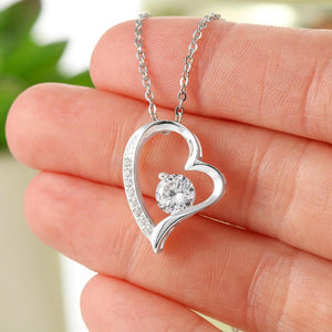 To My Daughter from Mom Valentine's Day Forever Love Necklace