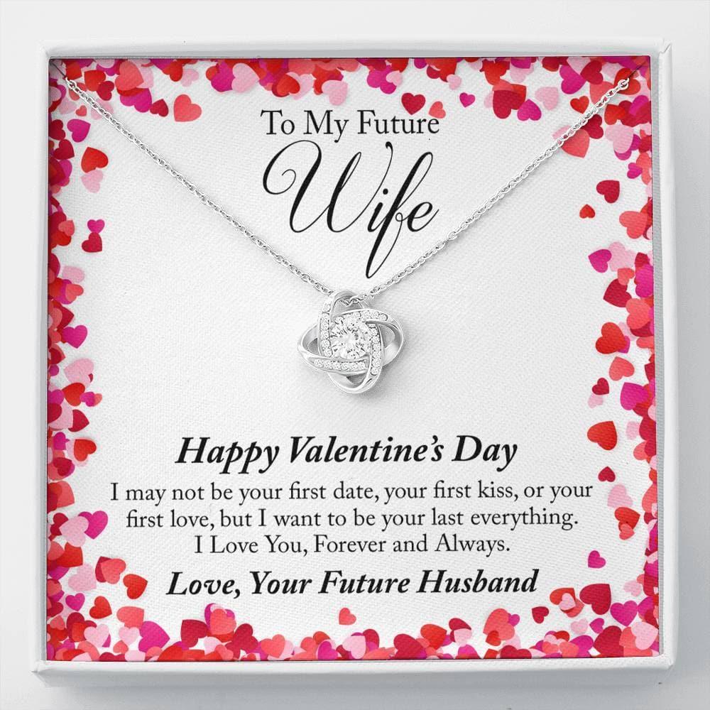 To My Future Wife Valentine's Day Love Knot Necklace