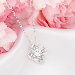 To My Love From Your Future Husband Love Knot Necklace