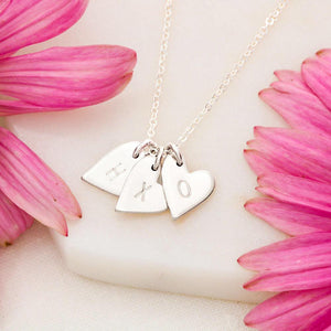 To My Girlfriend Be My Valentine Sweetest Hearts Necklace