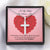 To Mother from Daughter Valentine's Day Cross Necklace
