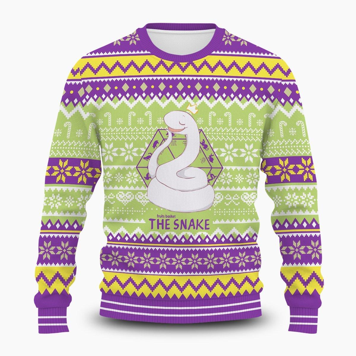 Ayame the Snake Unisex Wool Sweater