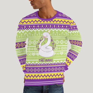 Ayame the Snake Unisex Wool Sweater
