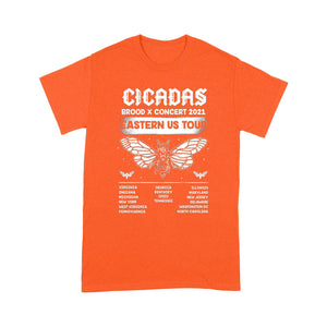 Divesart - Cicadas Brood x Concert 2021 Eastern US Tour T-shirt - Giftngon Shop
