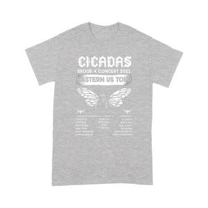 Divesart - Cicadas Brood x Concert 2021 Eastern US Tour T-shirt - Giftngon Shop