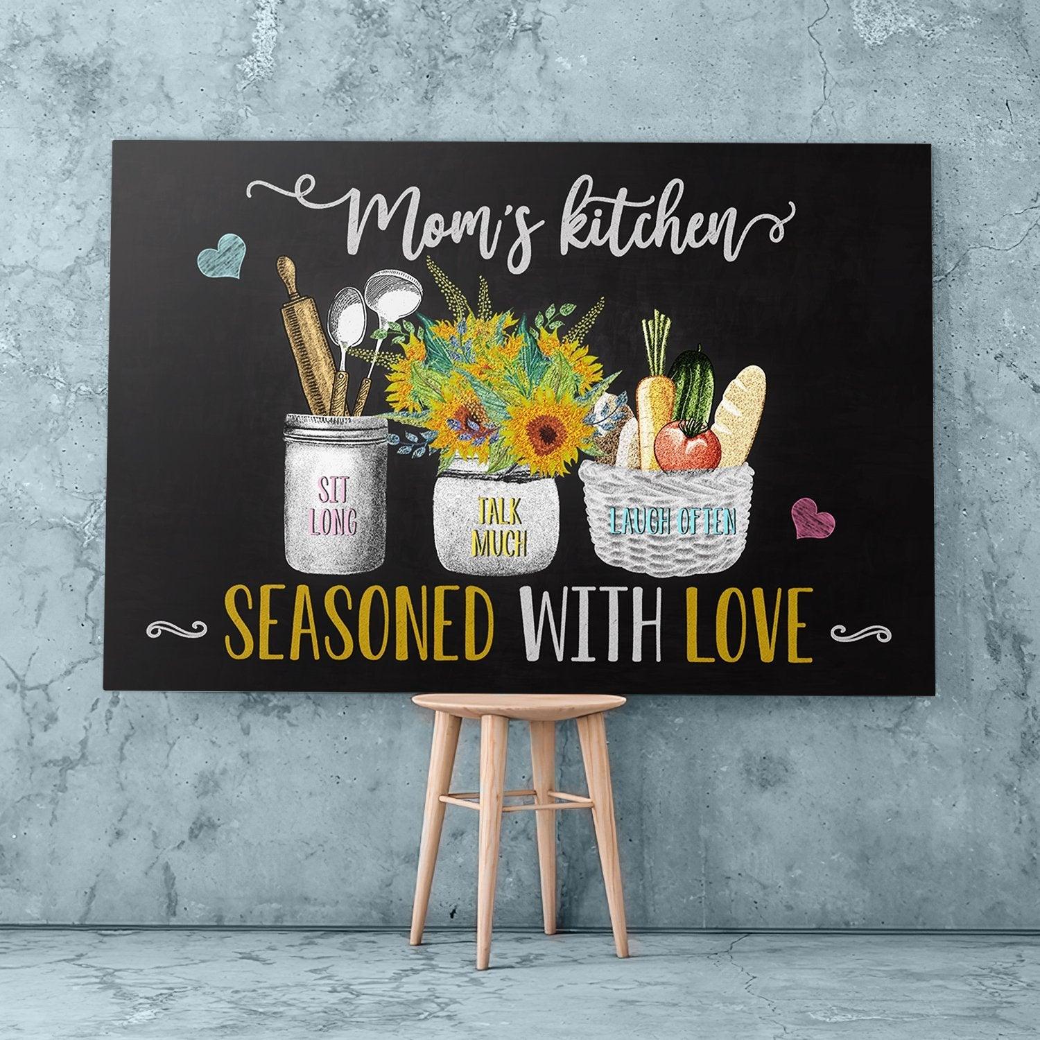 Seasoned With Love - Gift For Mom - Happy Mother'S Day Canvas - Matte Canvas