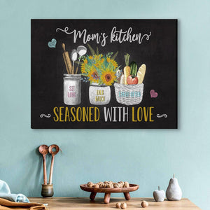 Seasoned With Love - Gift For Mom - Happy Mother'S Day Canvas - Matte Canvas