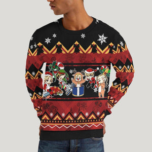 Chibi Revengers Xmas Unisex Wool Sweater