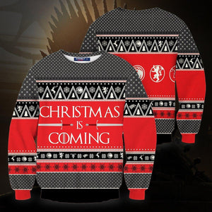 Christmas is Coming Unisex Wool Sweater