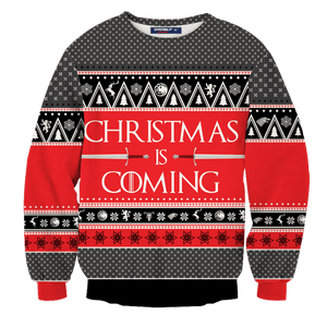 Christmas is Coming Unisex Wool Sweater