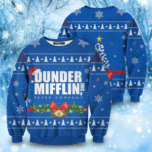 Dunder Mifflin Holiday Unisex Wool Sweater