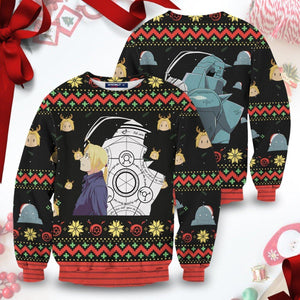 Fullmetal Christmas Unisex Wool Sweater