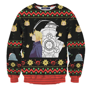 Fullmetal Christmas Unisex Wool Sweater