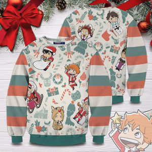 Haikyuu Christmas Unisex Wool Sweater