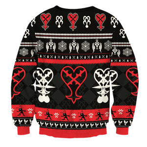 Heartless Christmas v2 Unisex Wool Sweater