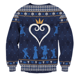 Kingdom Hearts Christmas Unisex Wool Sweater