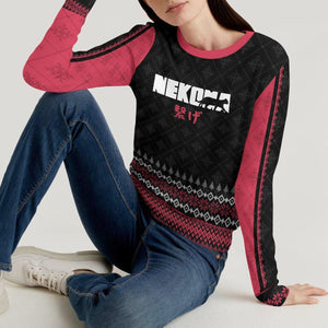 Nekoma Jersey Christmas Unisex Wool Sweater