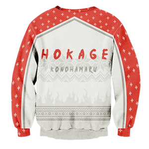 Personalized Konoha Hokage Unisex Wool Sweater