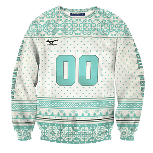 Personalized Team Aoba Johsai Christmas Unisex Wool Sweater