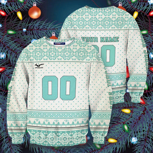 Personalized Team Aoba Johsai Christmas Unisex Wool Sweater