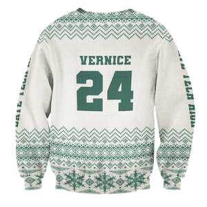 Personalized Team Datekou Christmas Unisex Wool Sweater