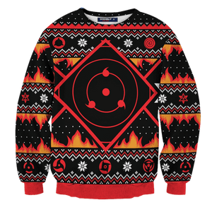 Uchiha Kekkei Genkai Unisex Wool Sweater